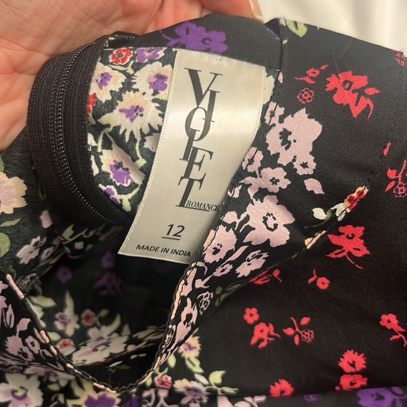 Violet womens patchwork dress size 12 - Picture 10 of 11